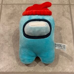 Among Us Cyan Crewmate Plush Official InnerSloth Stuffed Toy w/ Hat